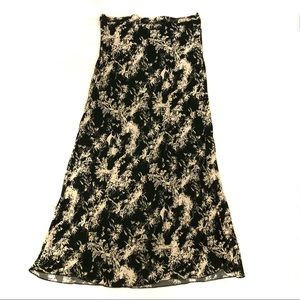 FREE PEOPLE Tropical Print Maxi Skirt